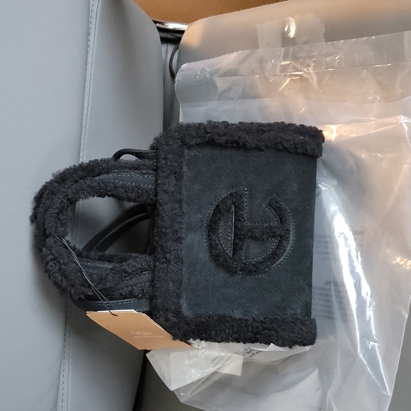 Telfar Handbags - UGG x Telfar Small Shearling Shopper Tote, Black